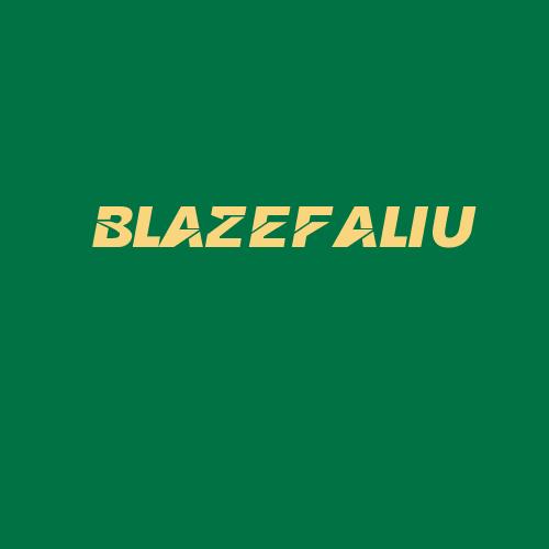 Logo da BLAZEFALIU