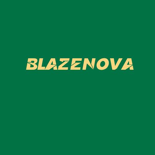 Logo da BLAZENOVA